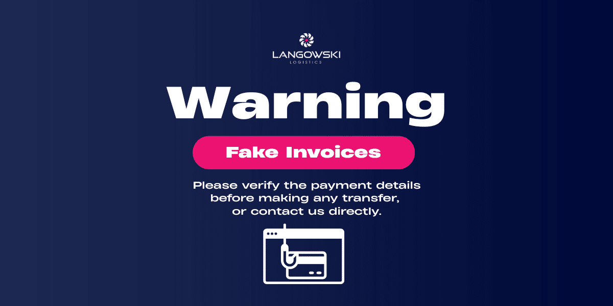 Important notice regarding invoice security